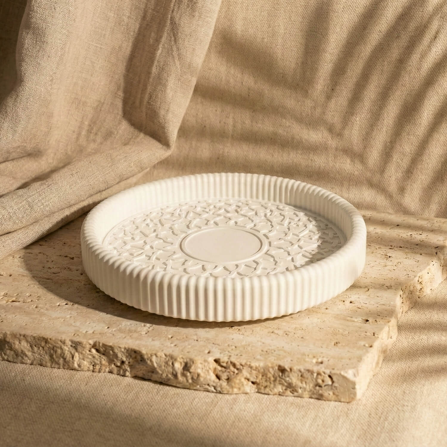 Aslam Al Silahdar Geometric Medallion – Catchall Tray - Image 3