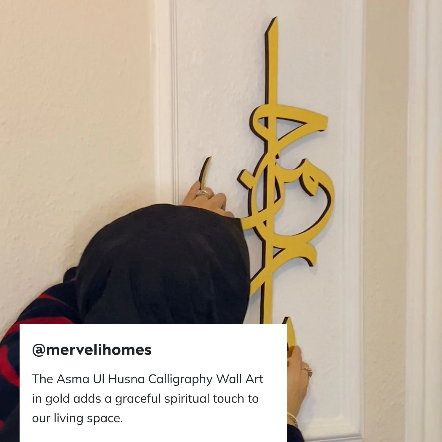 99 Names of Ya Allah (SWT) Wooden Acrylic Islamic Wall Art - Image 4