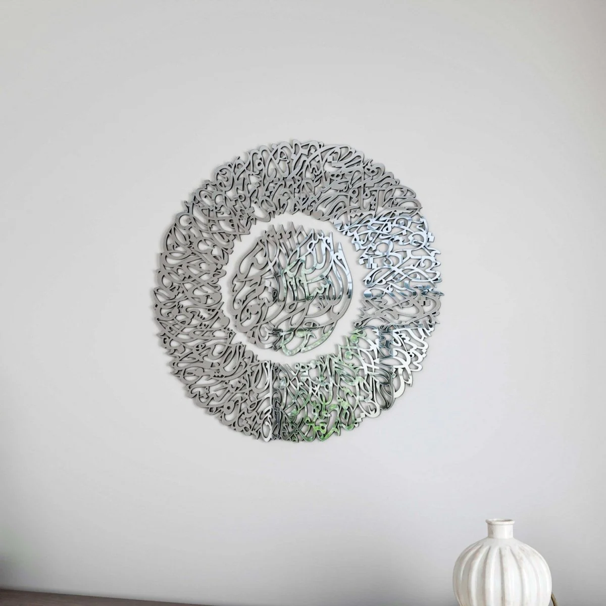 Ayatul Kursi Diwani Calligraphy Wooden Acrylic Islamic Wall Art - Image 7