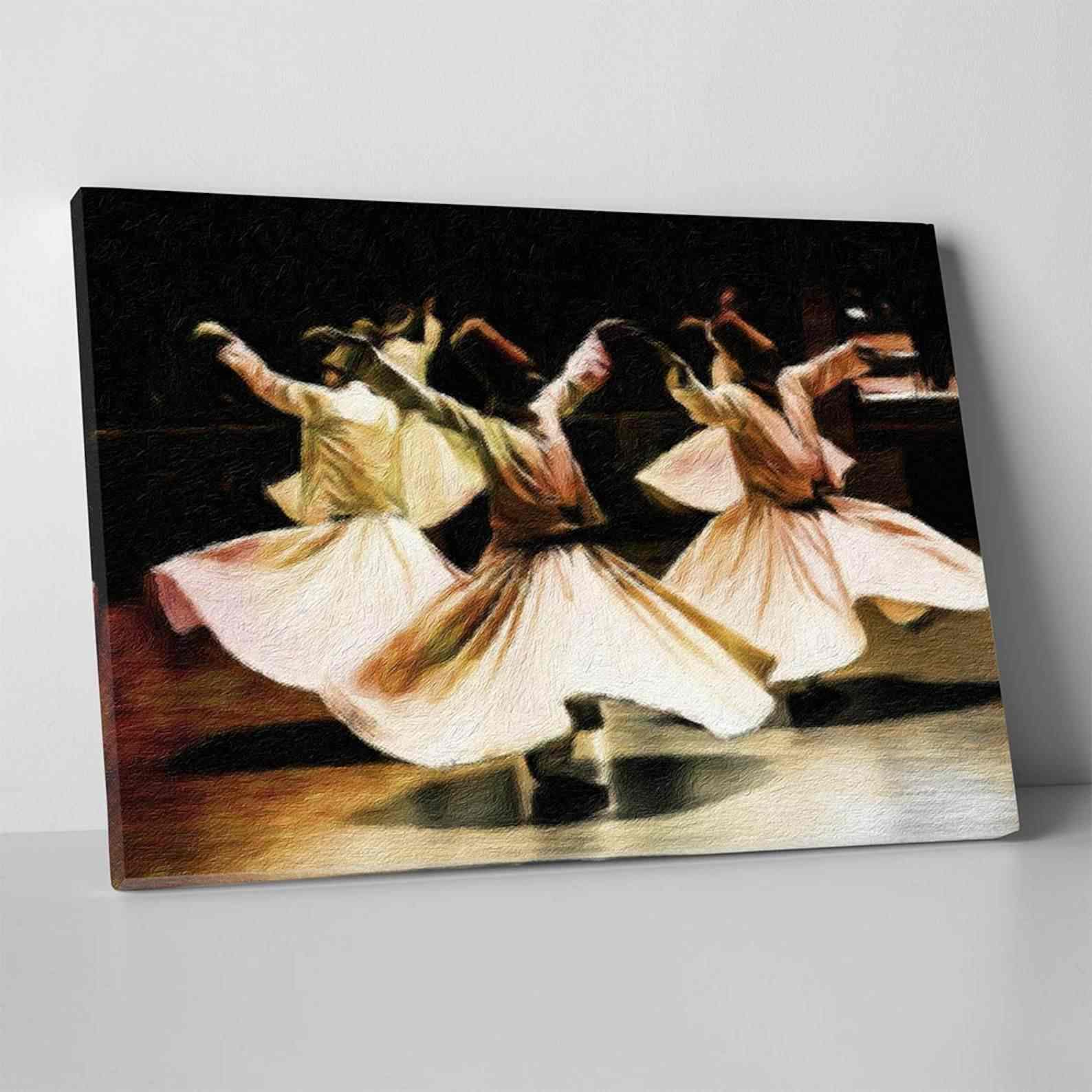 Canvas Printing Whirling Dervish - Modern Islamic Gift - Image 4