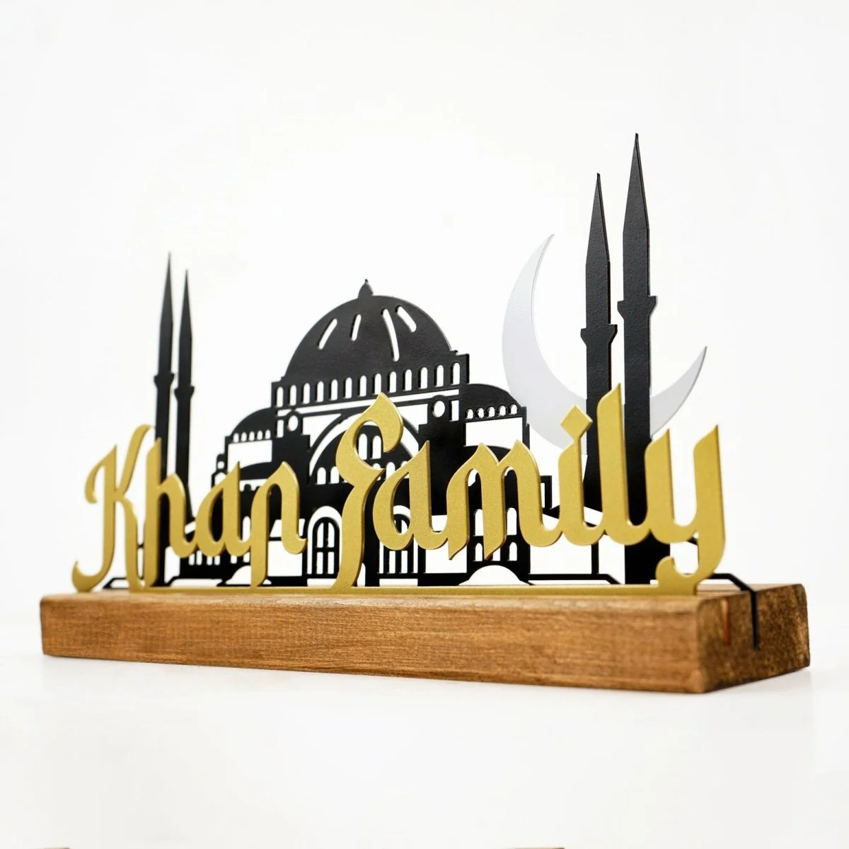 Islamic Table Decor - Hagia Sophia&Mosque Design | Family Name Customizable - Image 8