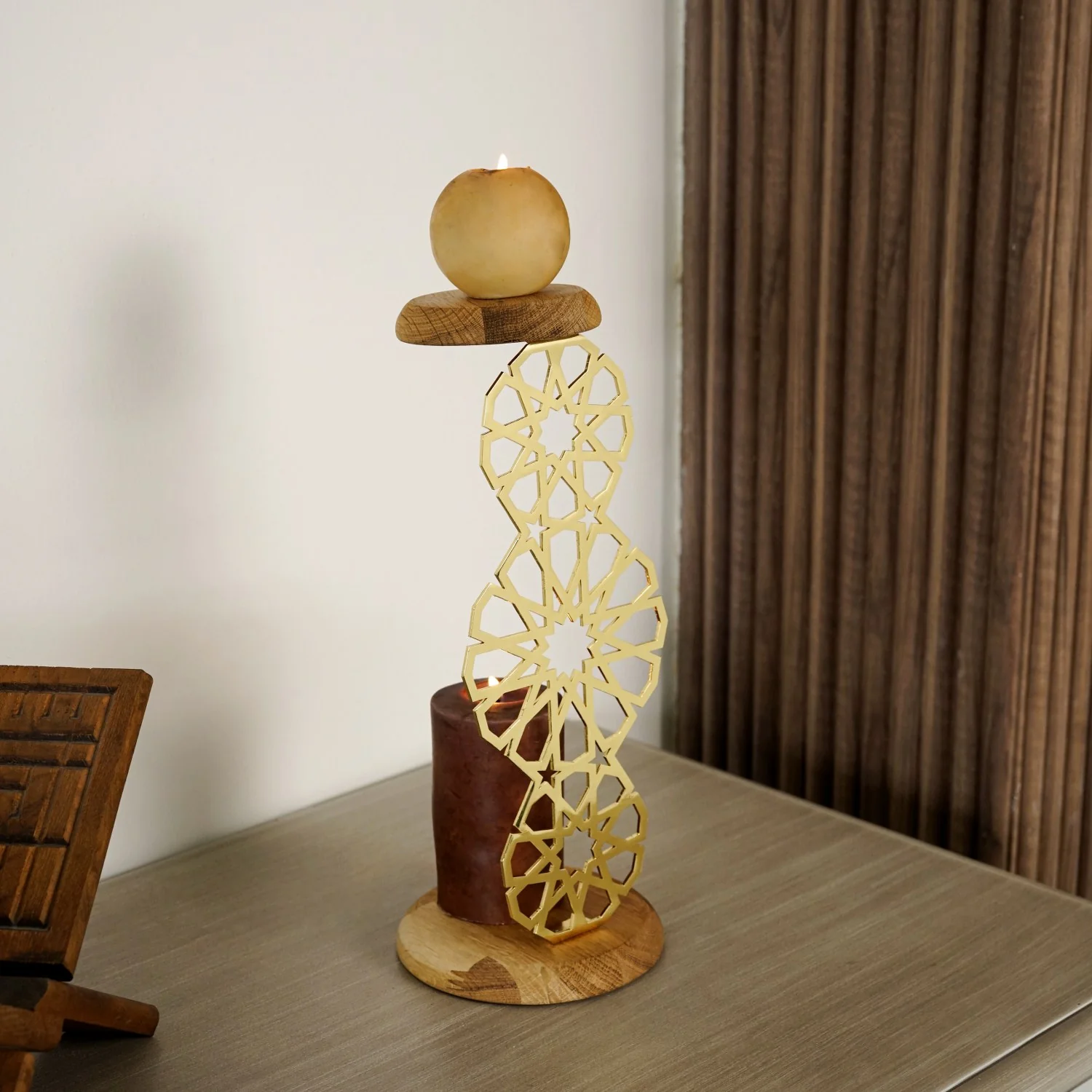 Geometric Islamic Candle Holder - Spiritual Decor - Image 10