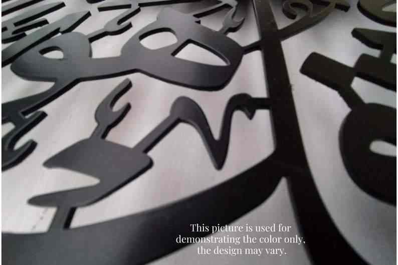 May Allah Bless This Home Metal Key Holder - Islamic Wall Art - Image 7