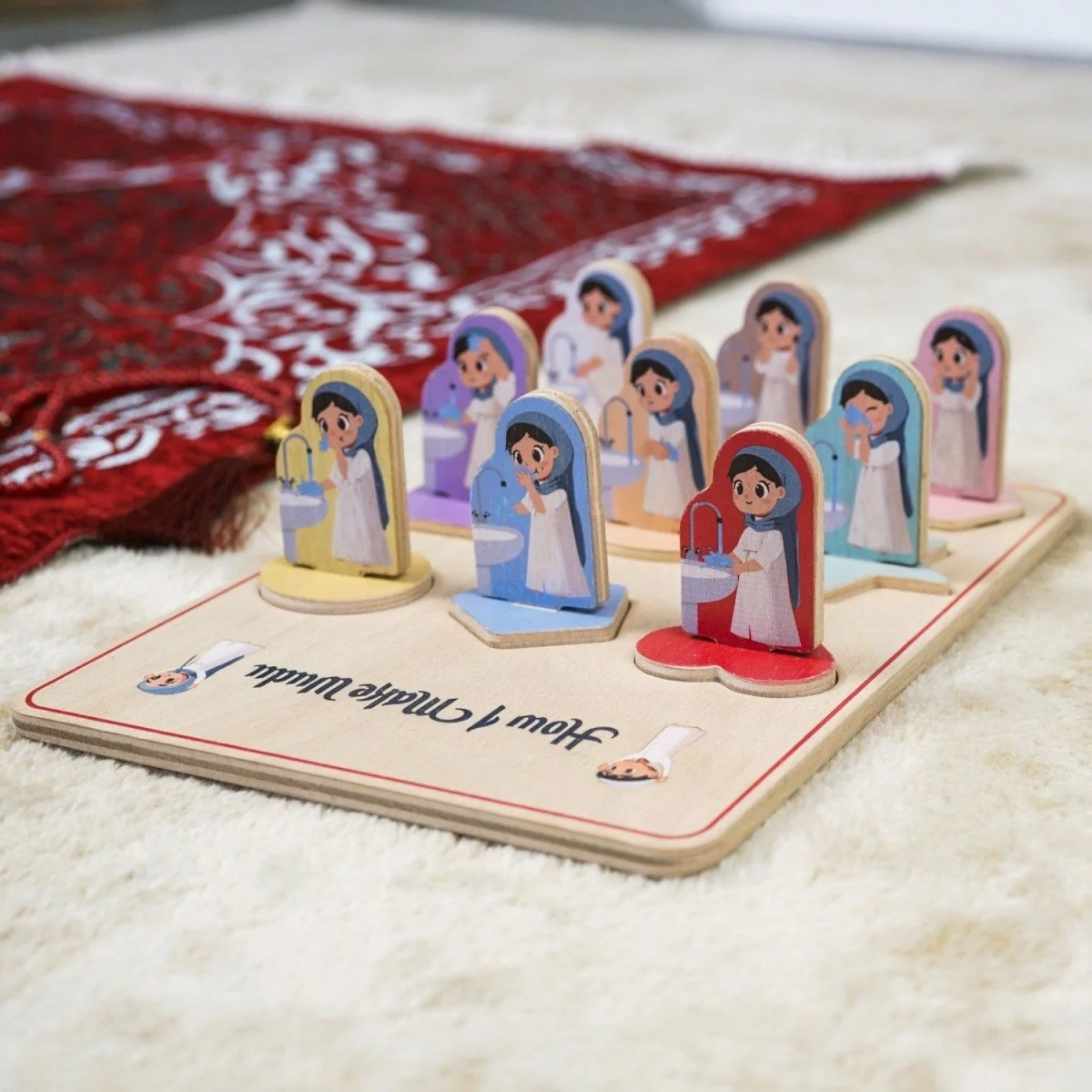 How I Make Wudu – Islamic Education Through Play | Islamic Art Decor for Children - Image 12