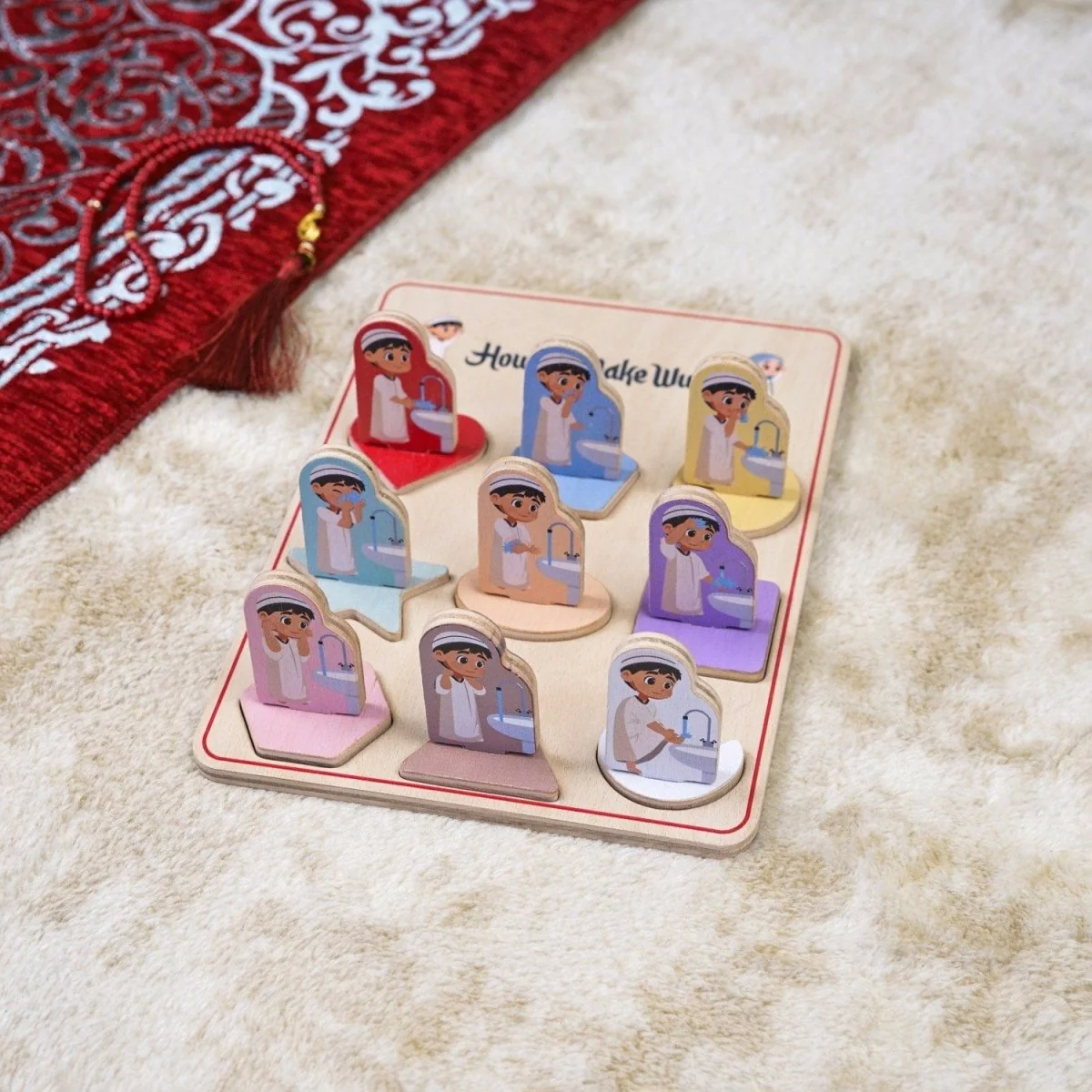 How I Make Wudu – Islamic Education Through Play | Islamic Art Decor for Children - Image 15