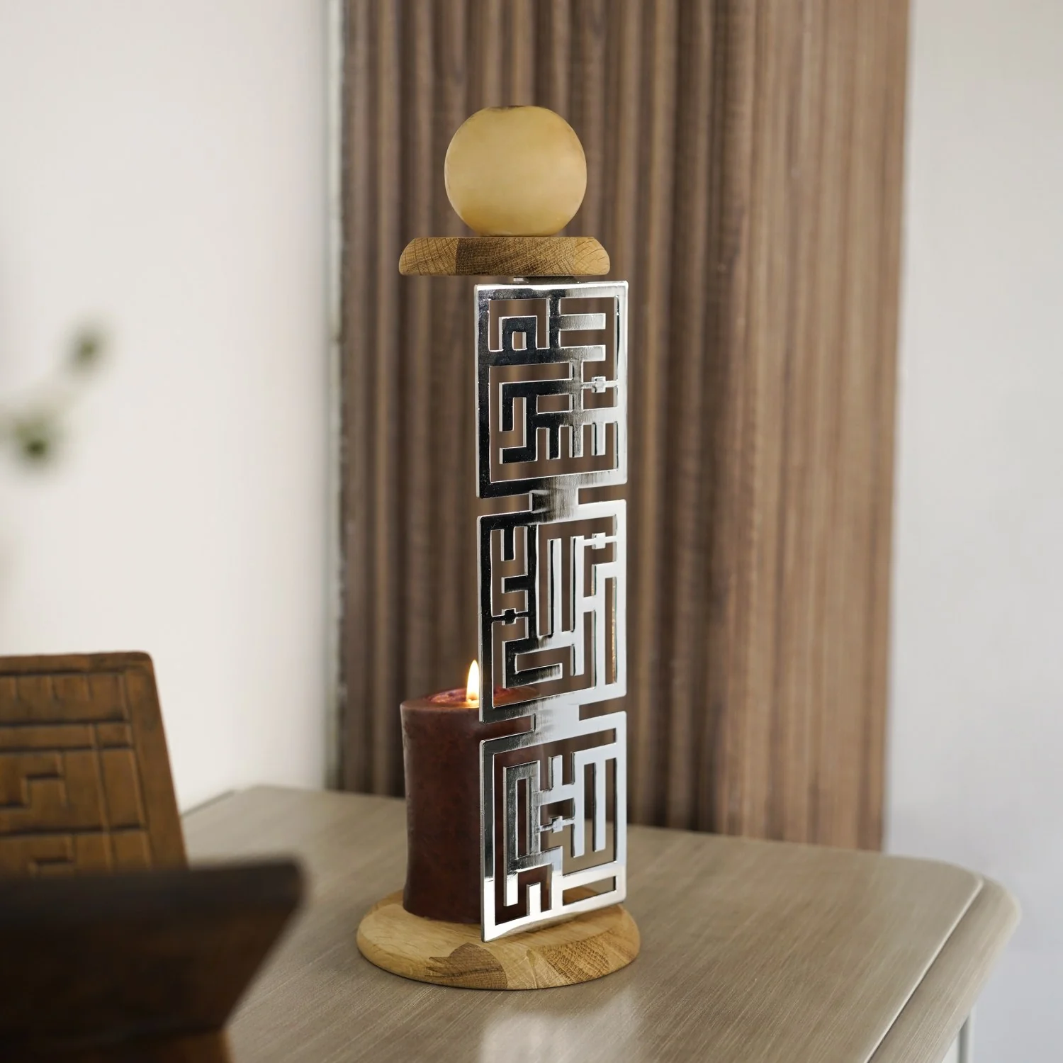 Metal Candleholder Islamic Table Dekor - Subhanallah Alhamdulillah Allahu Akbar - Image 16