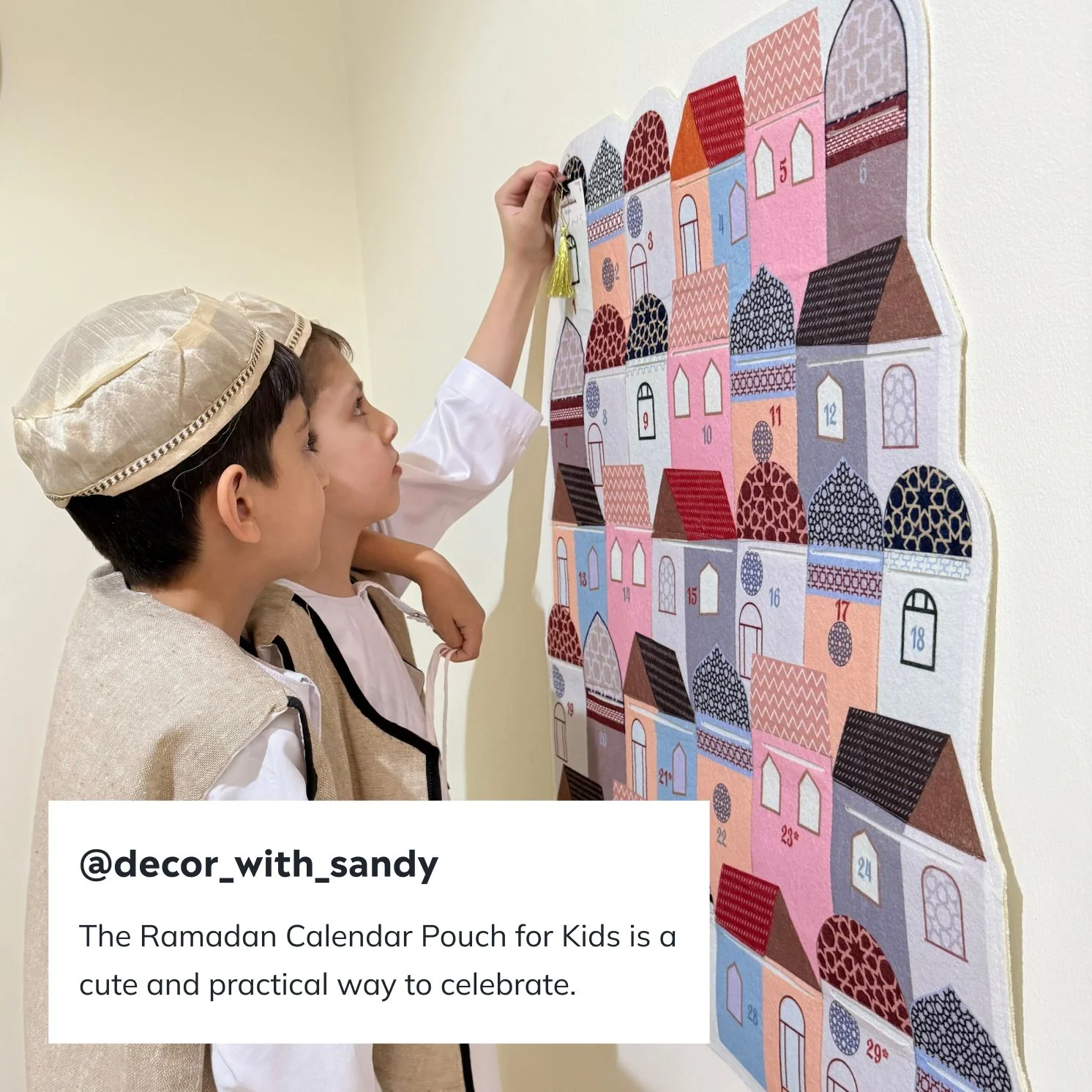 Ramadan Calendar & Pouch Islamic Gift for Kids and Family - Image 4