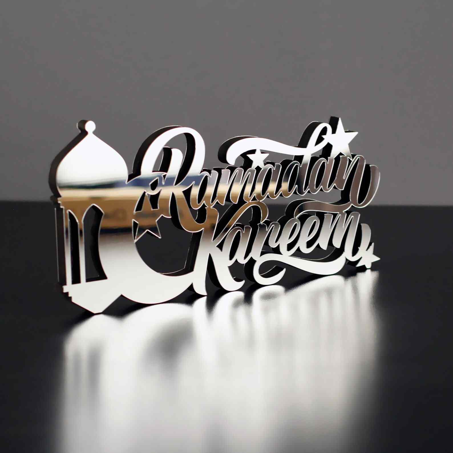 Ramadan Kareem - Islamic Table Art | Muslim Gift - English Calligraphy - Image 11