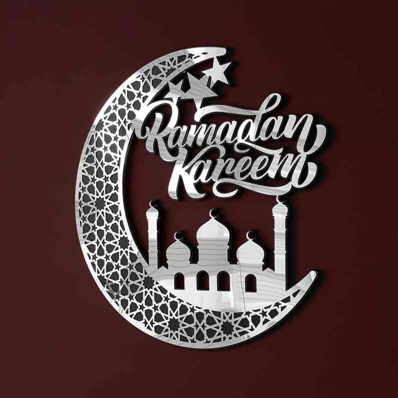 Ramadan Kareem - Wooden Islamic Wall Art | Muslim Gift Lunate Decor - Image 17