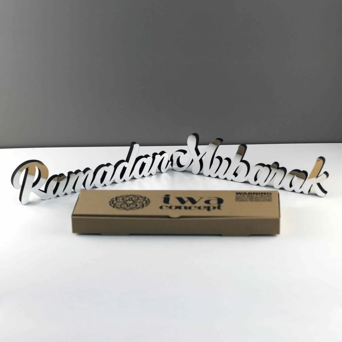 Ramadan Mubarak & Eid Mubarak - Islamic Table Decor | Muslim Gift - Image 12