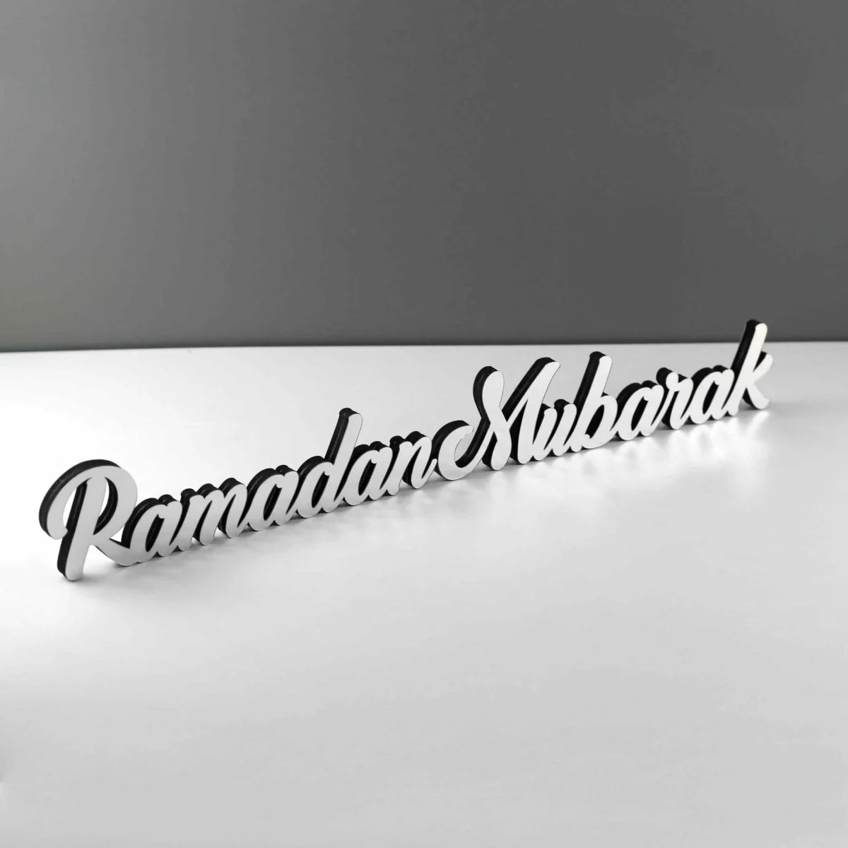 Ramadan Mubarak & Eid Mubarak - Islamic Table Decor | Muslim Gift - Image 13