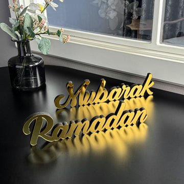 Ramadan Mubarak & Eid Mubarak - Islamic Table Decor | Muslim Gift - Image 17