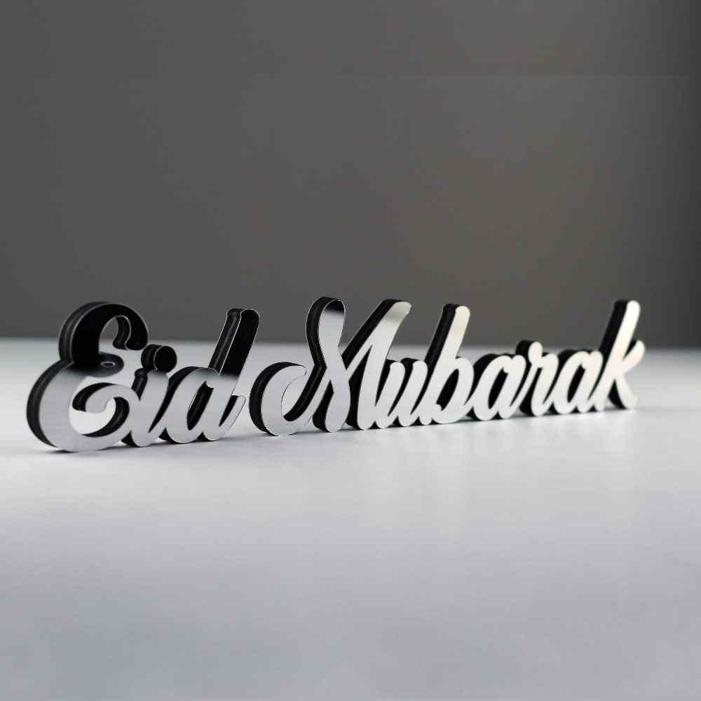 Ramadan Mubarak & Eid Mubarak - Islamic Table Decor | Muslim Gift - Image 8