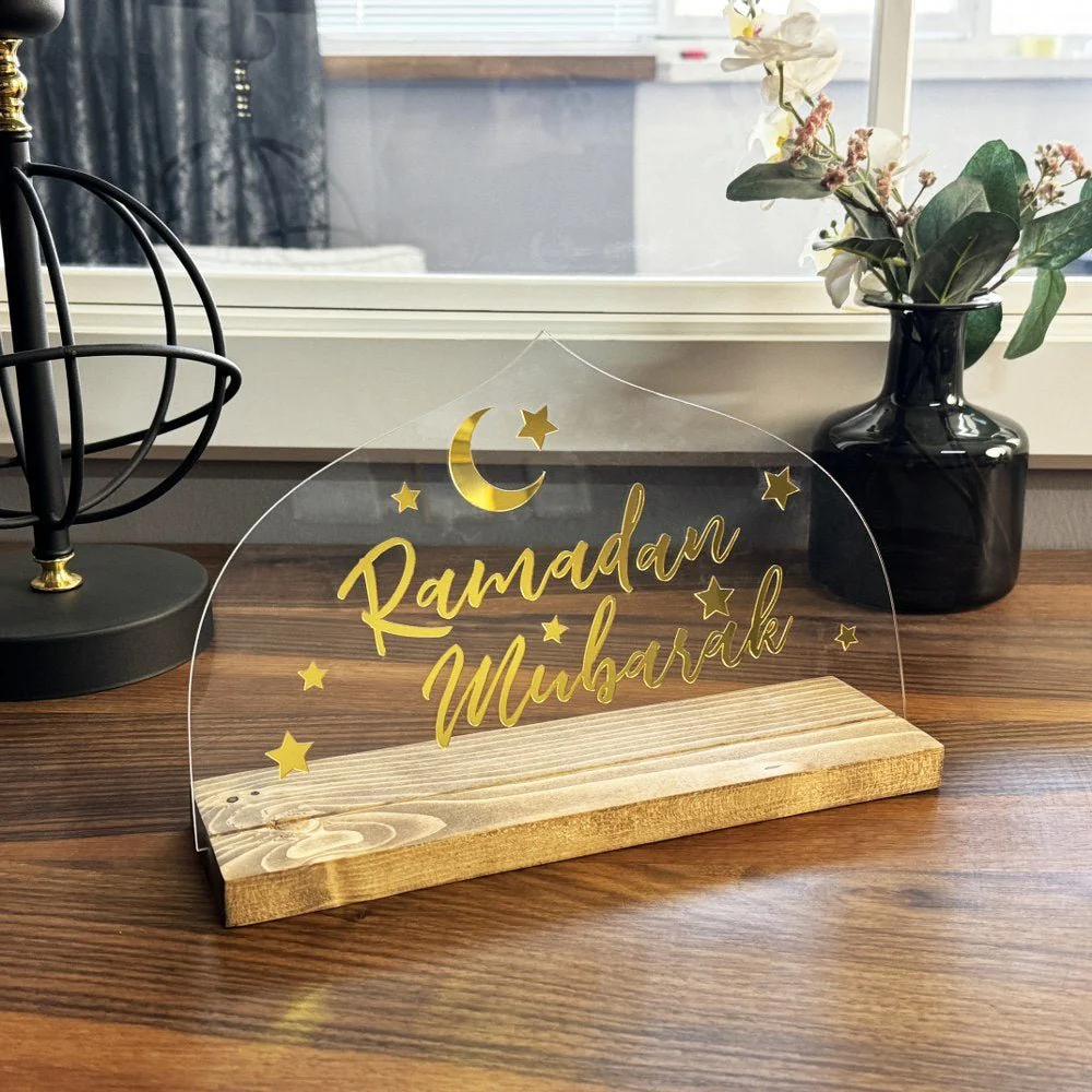 Ramadan Mubarak - Islamic Table Decor for Muslim Gift - Image 5