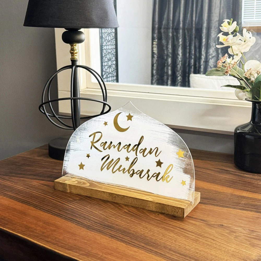 Ramadan Mubarak - Islamic Table Decor for Muslim Gift - Image 9