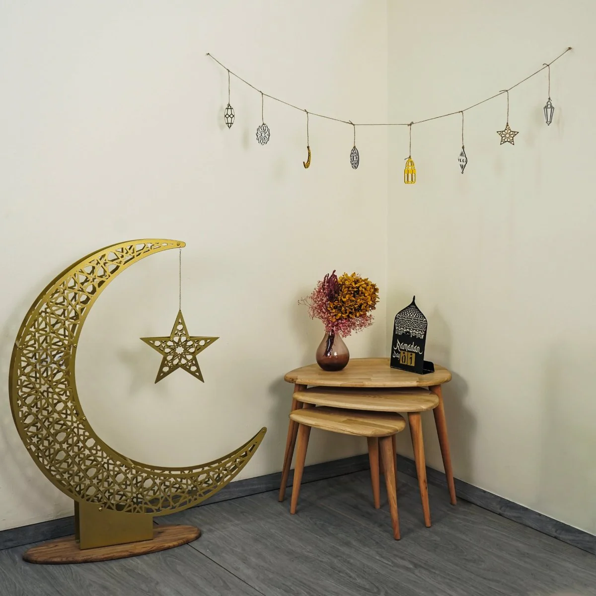 Ramadan Ornaments, Eid Decoration - Islamic Wall Art | Muslim Gift, 22 Pieces - Image 12