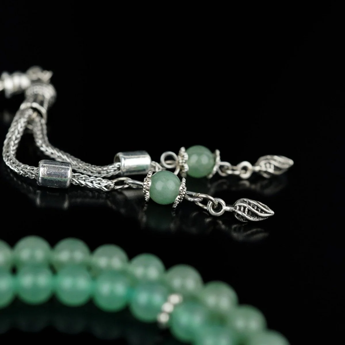 Islamic Rosary - Aventurine Quartz | Prayer Beads Tasbeeh - Image 5