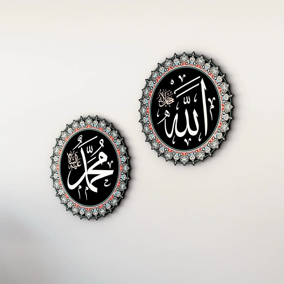 Islamic Wall Clock with Ayatul Kursi Calligraphy - Elegant Muslim Home Decor - Image 8