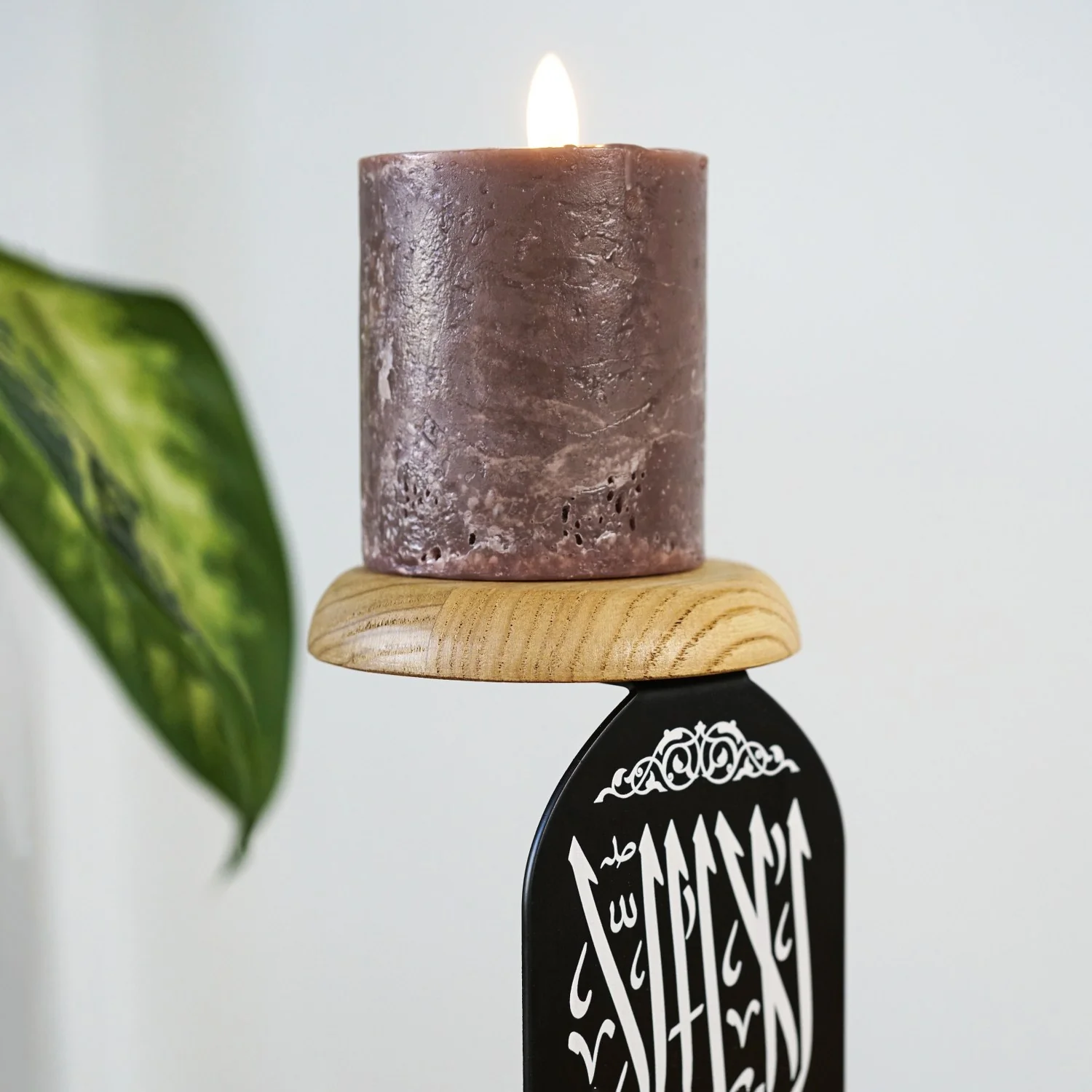Kalima Tawheed Islamic Candleholder - UV Print Tabletop Decor for Muslim Homes - Image 2