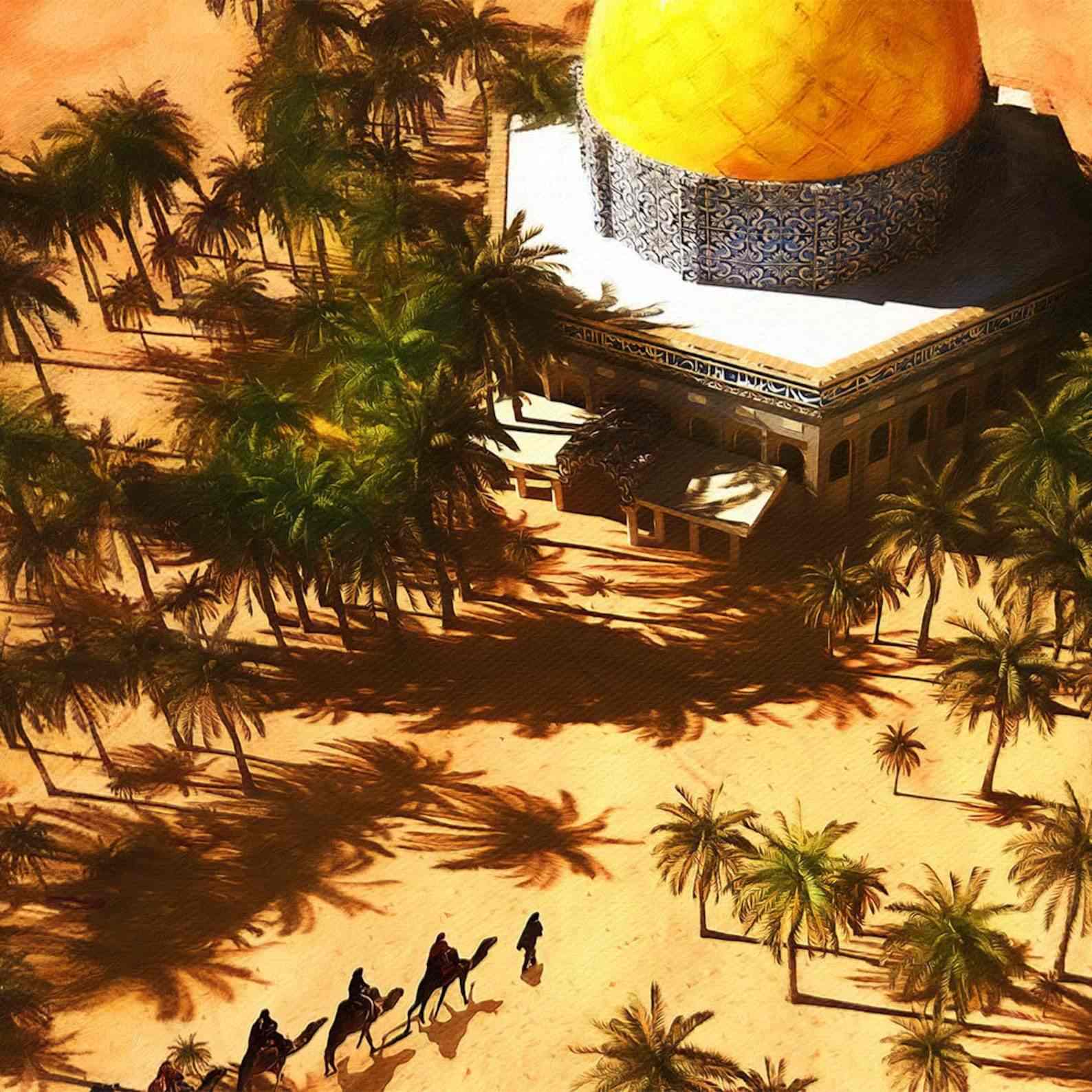 Masjid Al Aqsa - Islamic Wall Decor Canvas Printing - Image 4