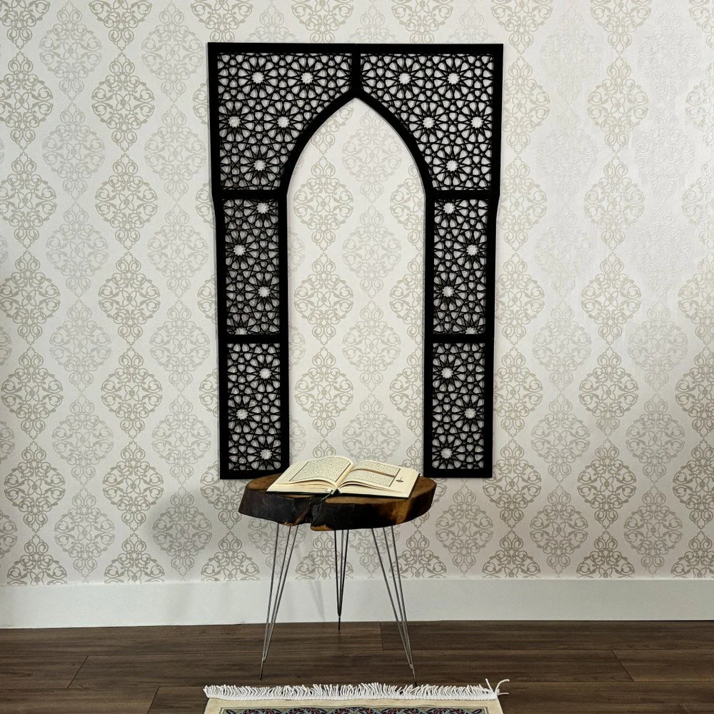 Mihrab Islamic Wall Art - Wood Islamic Home Decor - Image 7