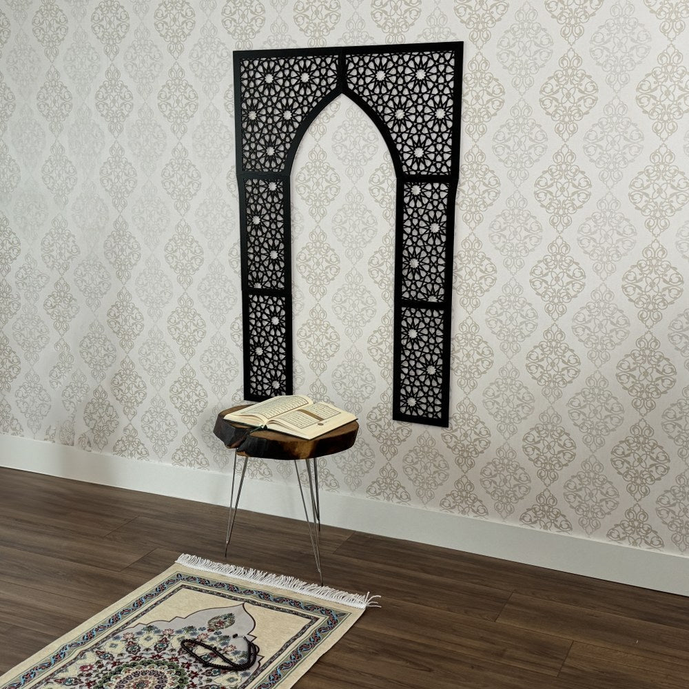 Mihrab Islamic Wall Art - Wood Islamic Home Decor - Image 9