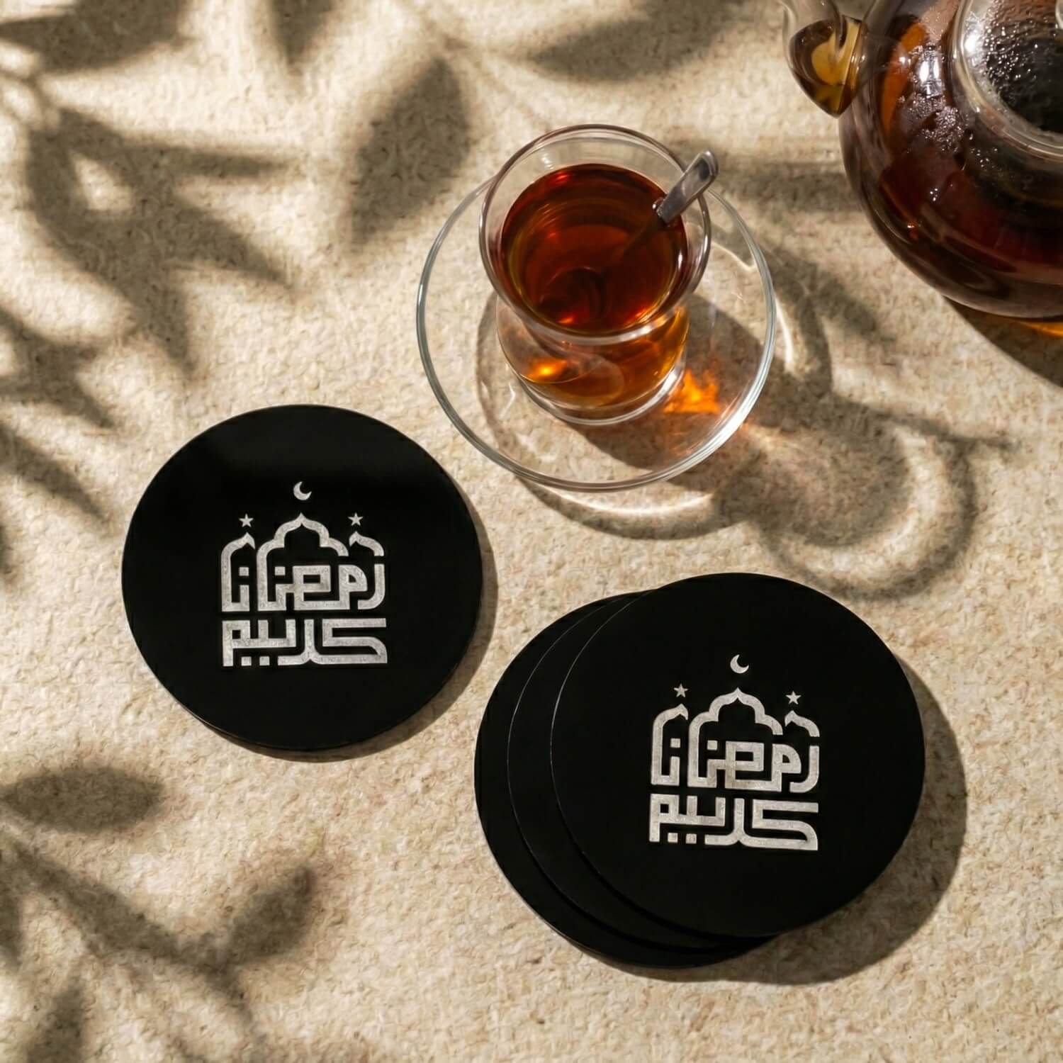 Modern Islamic Acrylic Coasters – Ramadan Table Decor - Image 15
