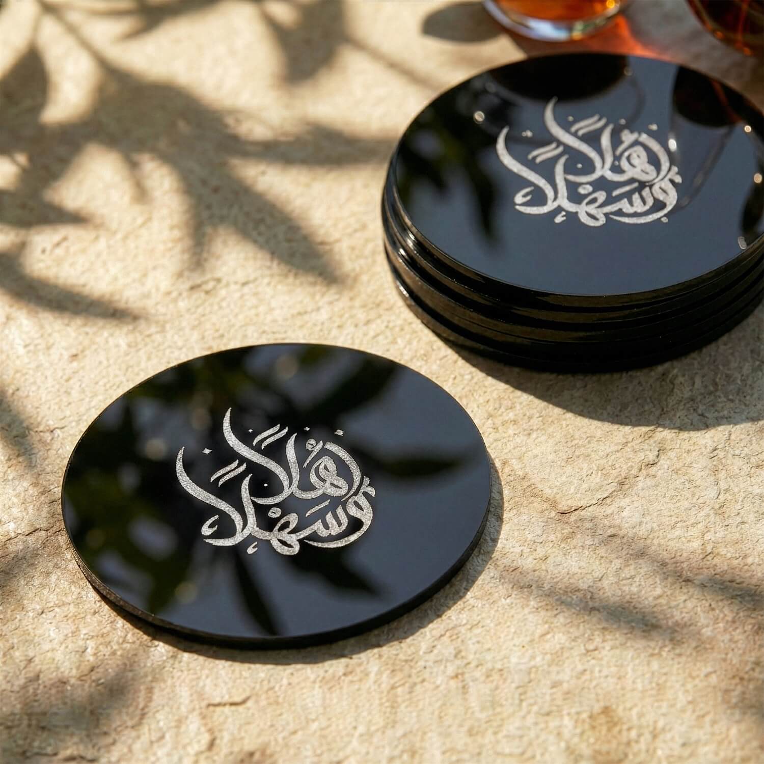 Modern Islamic Acrylic Coasters – Ramadan Table Decor - Image 26