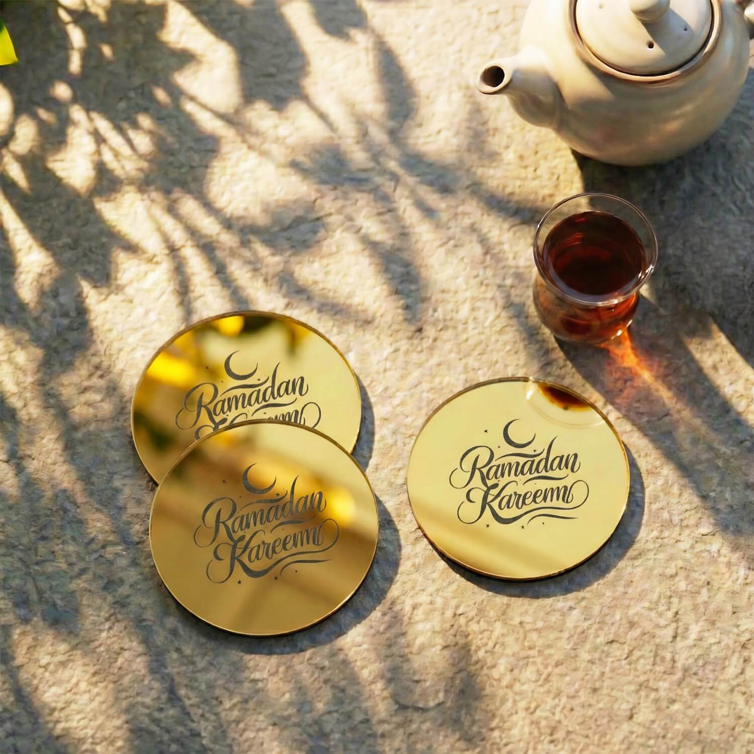 Modern Islamic Acrylic Coasters – Ramadan Table Decor - Image 35