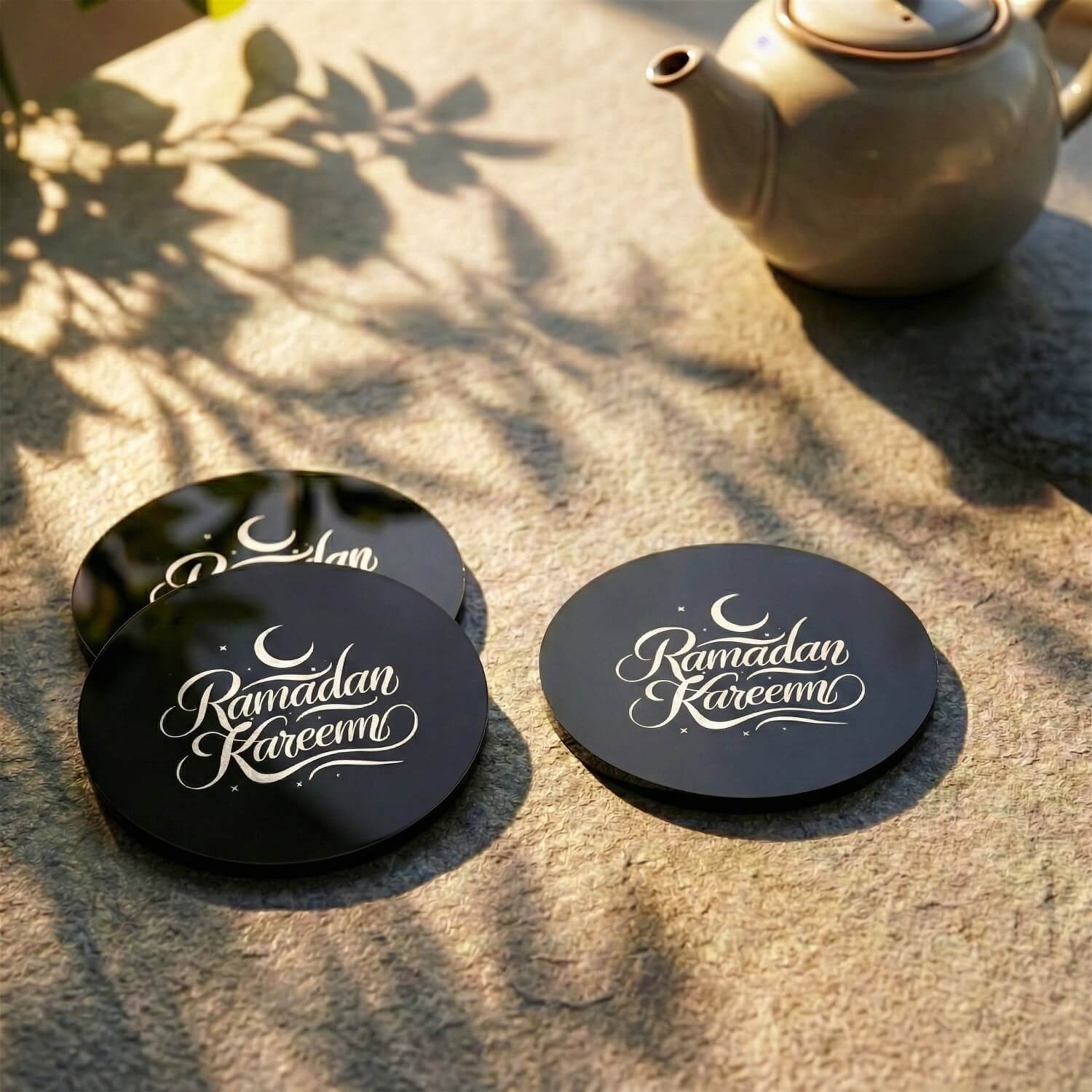 Modern Islamic Acrylic Coasters – Ramadan Table Decor - Image 38