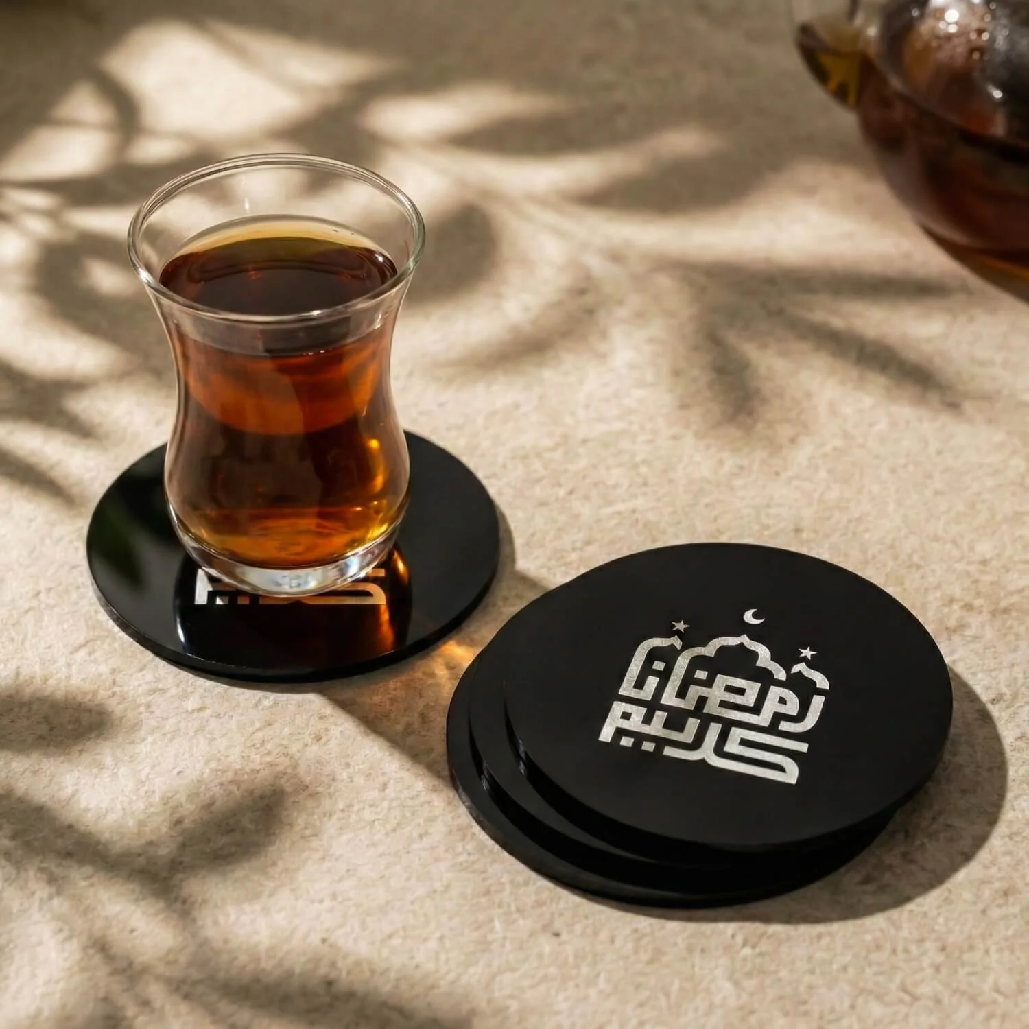 Modern Islamic Acrylic Coasters – Ramadan Table Decor - Image 5