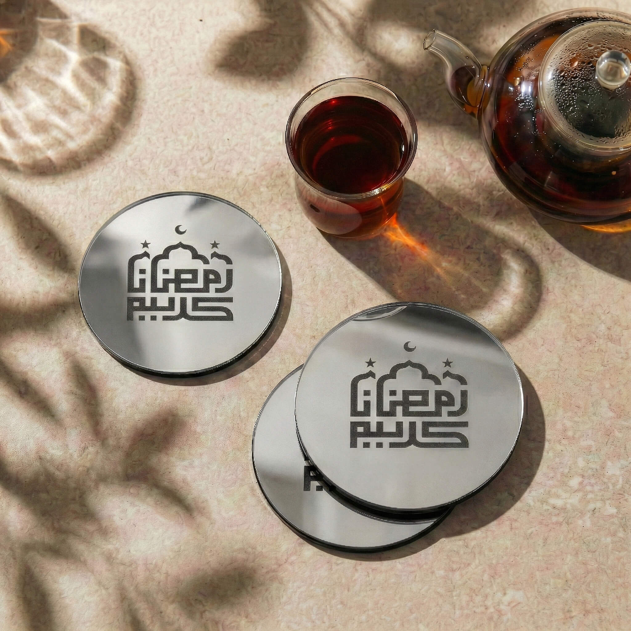Modern Islamic Acrylic Coasters – Ramadan Table Decor - Image 6