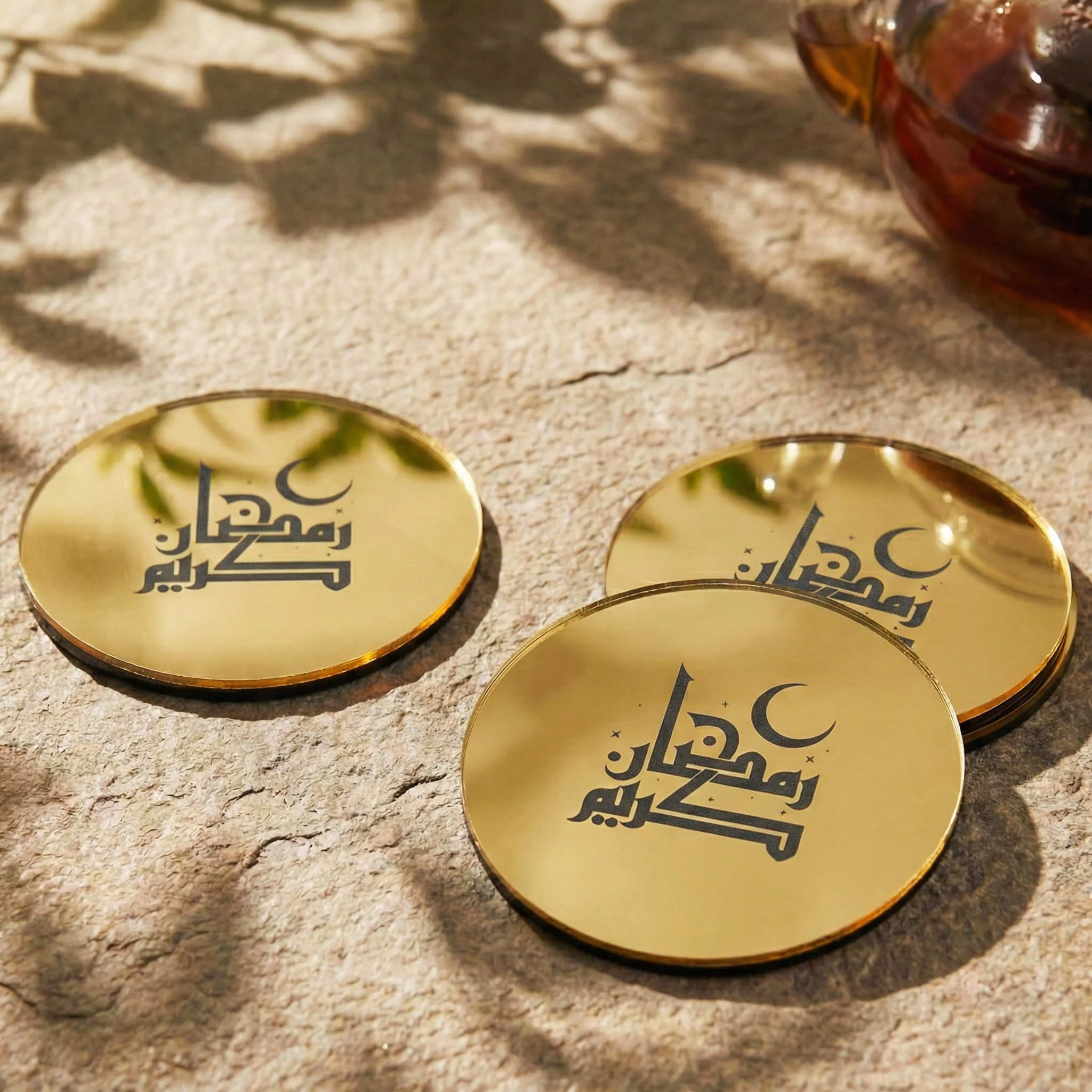 Modern Islamic Acrylic Coasters – Ramadan Table Decor - Image 7