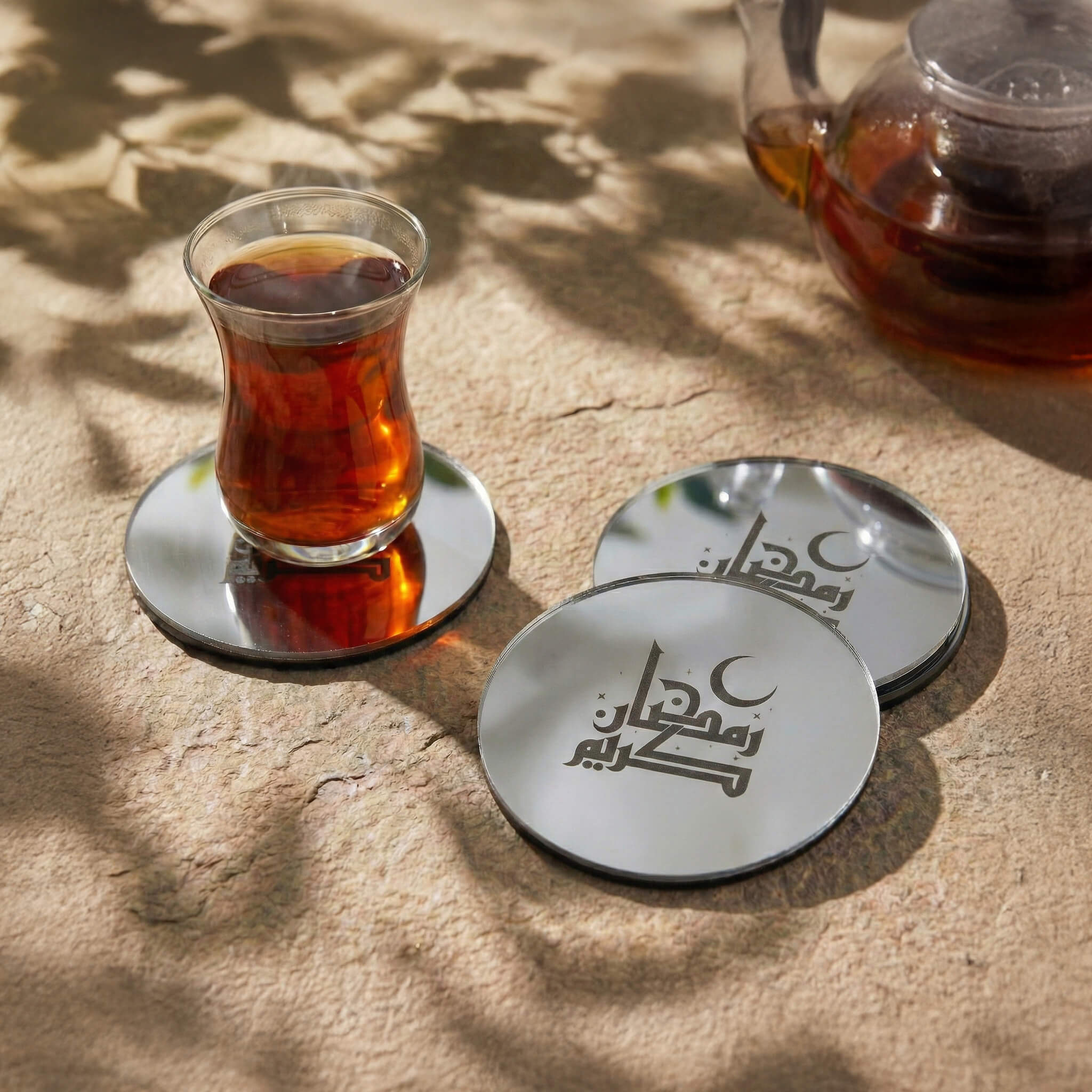 Modern Islamic Acrylic Coasters – Ramadan Table Decor - Image 9