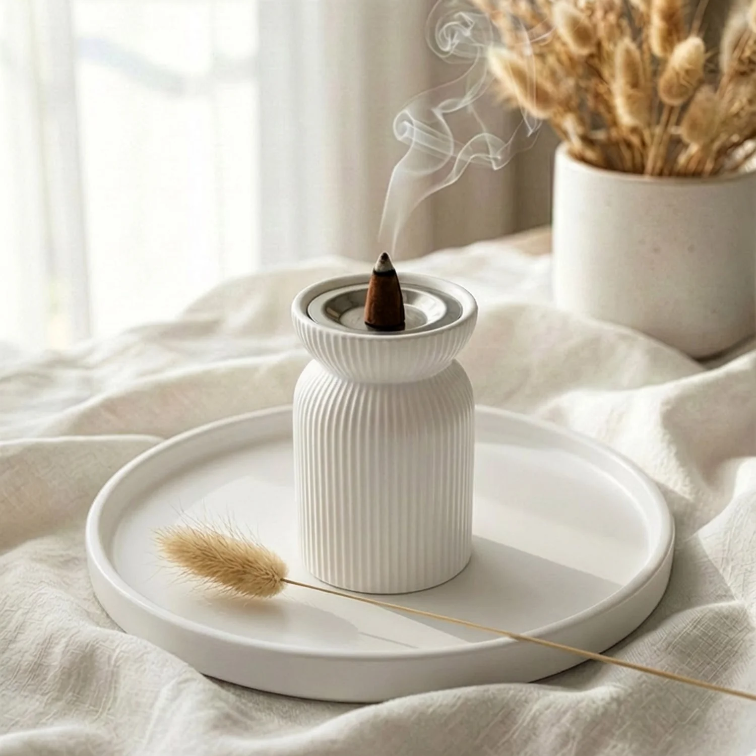 Modern Tiered Stone Mabkhara (Set of 3) – Minimalist Incense Burners - Image 8