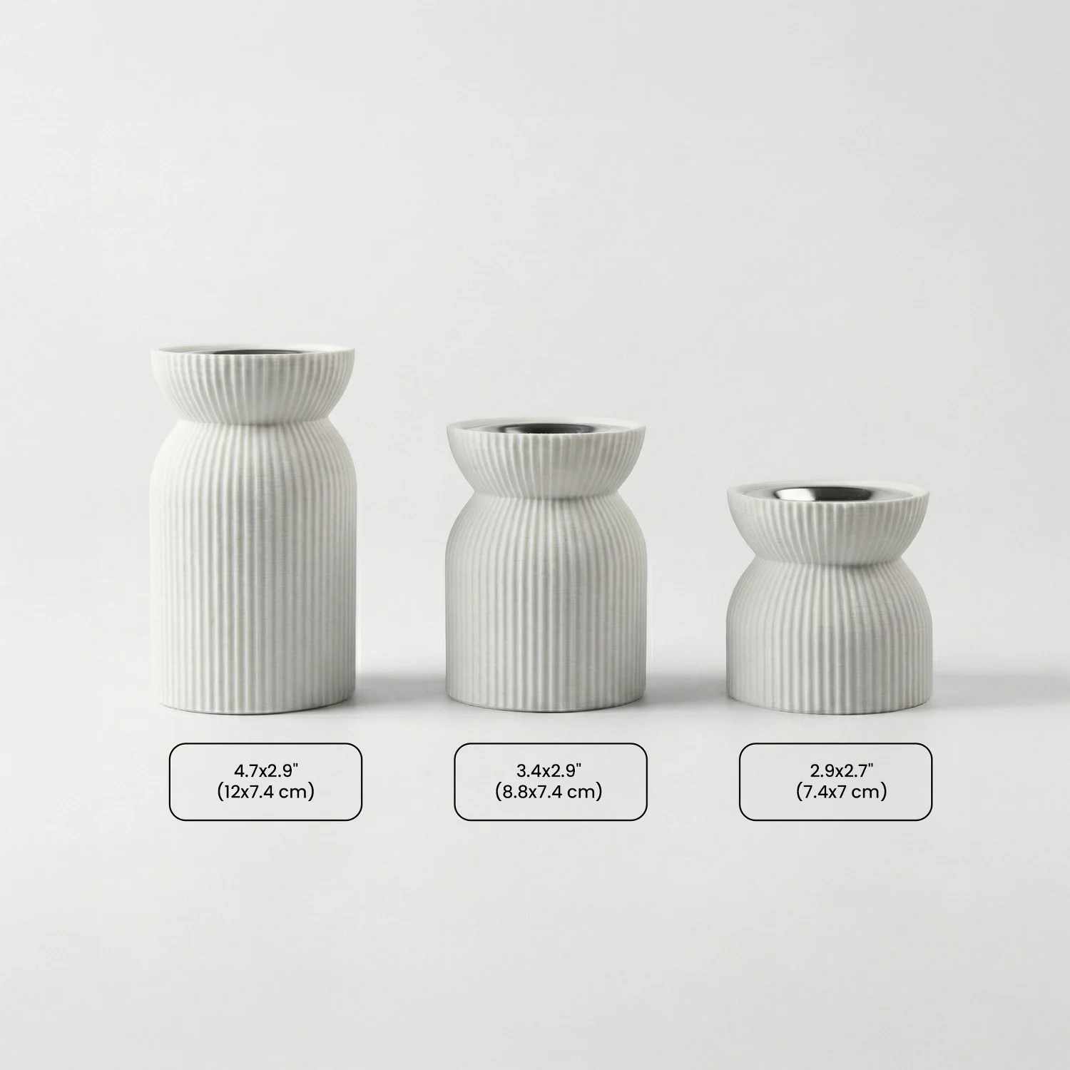 Modern Tiered Stone Mabkhara (Set of 3) – Minimalist Incense Burners - Image 9