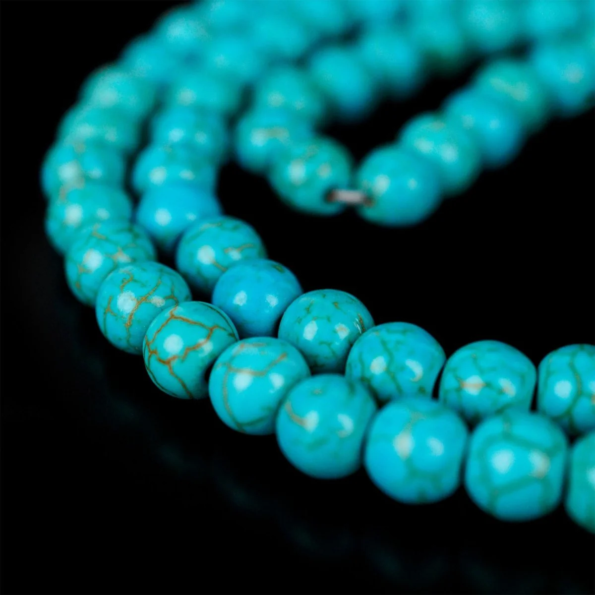 Muslim Prayer Beads - Turquoise Natural Stone Beads Islamic Rosary - Image 4