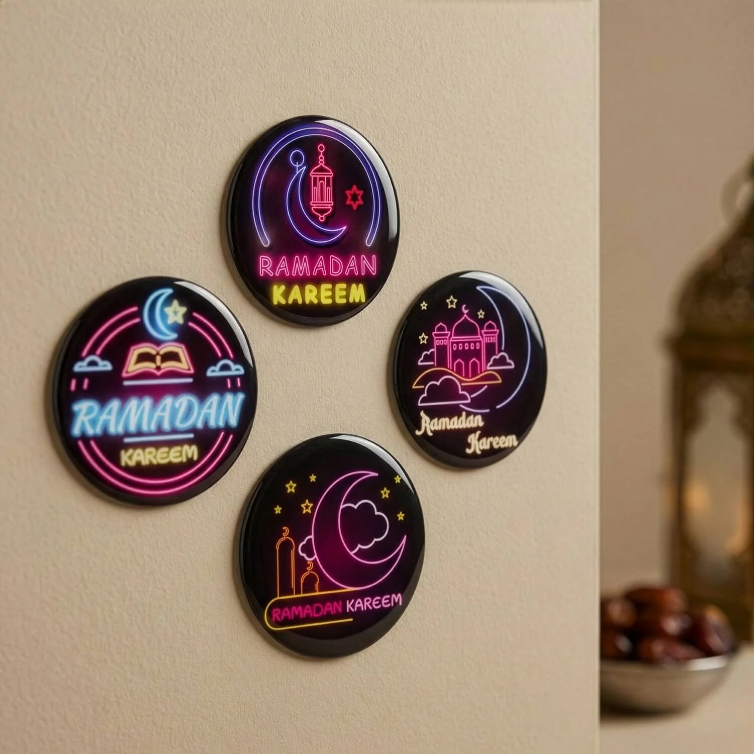 Neon Ramadan Sticker Set – Vibrant Islamic Decals - Image 6