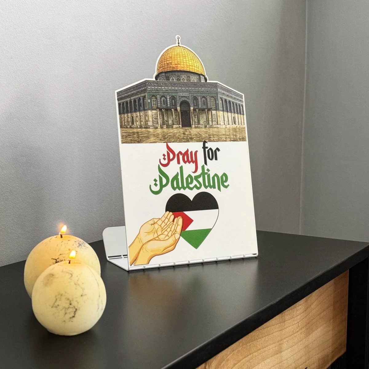 Palestine Flag Table Top (Metal) - Al-Aqsa Mosque The Dome of the Rock: Symbol of Palestine - Image 11