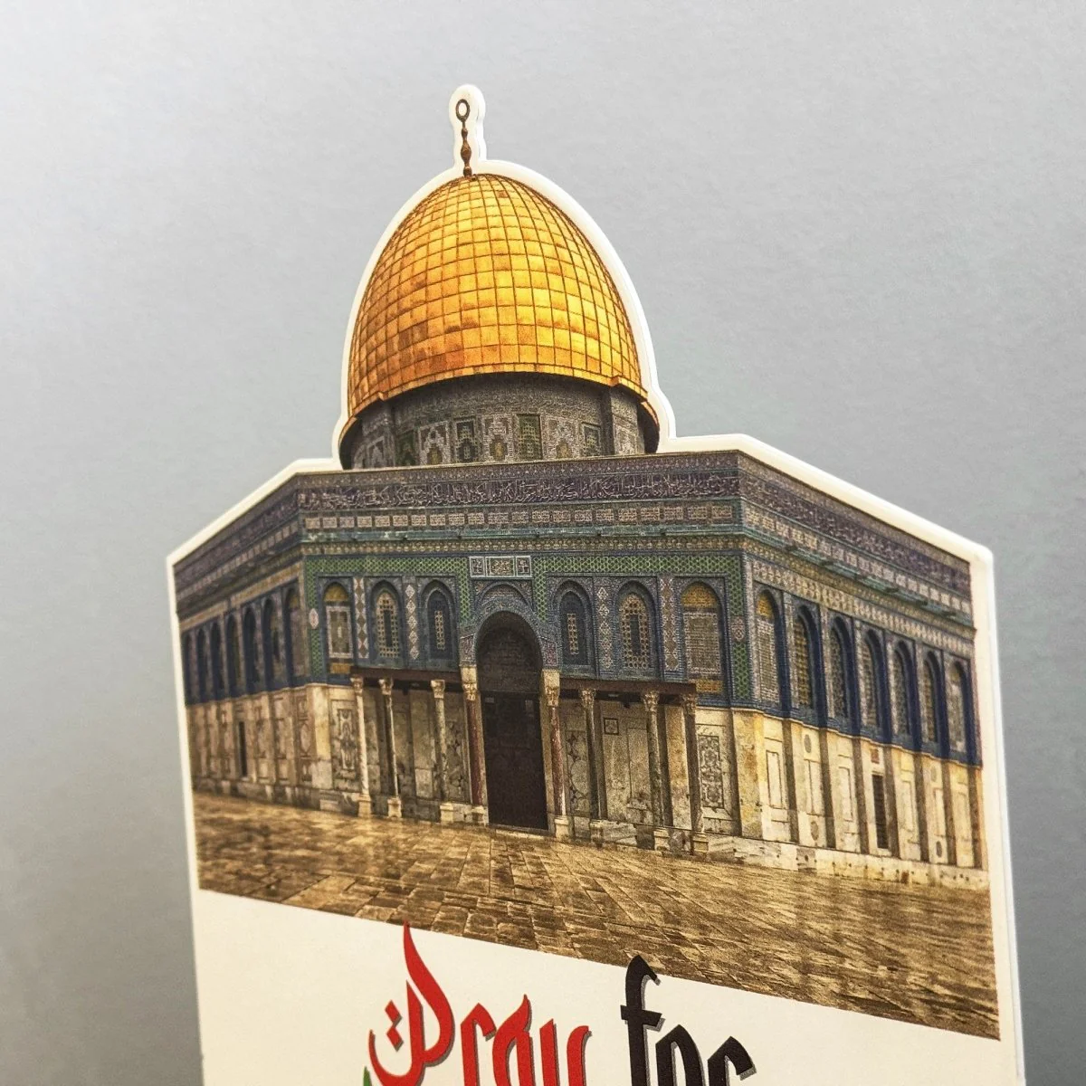 Palestine Flag Table Top (Metal) - Al-Aqsa Mosque The Dome of the Rock: Symbol of Palestine - Image 12