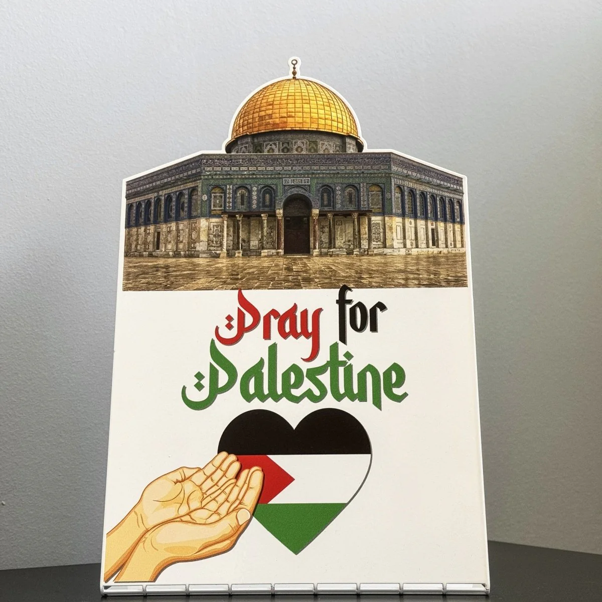 Palestine Flag Table Top (Metal) - Al-Aqsa Mosque The Dome of the Rock: Symbol of Palestine - Image 9