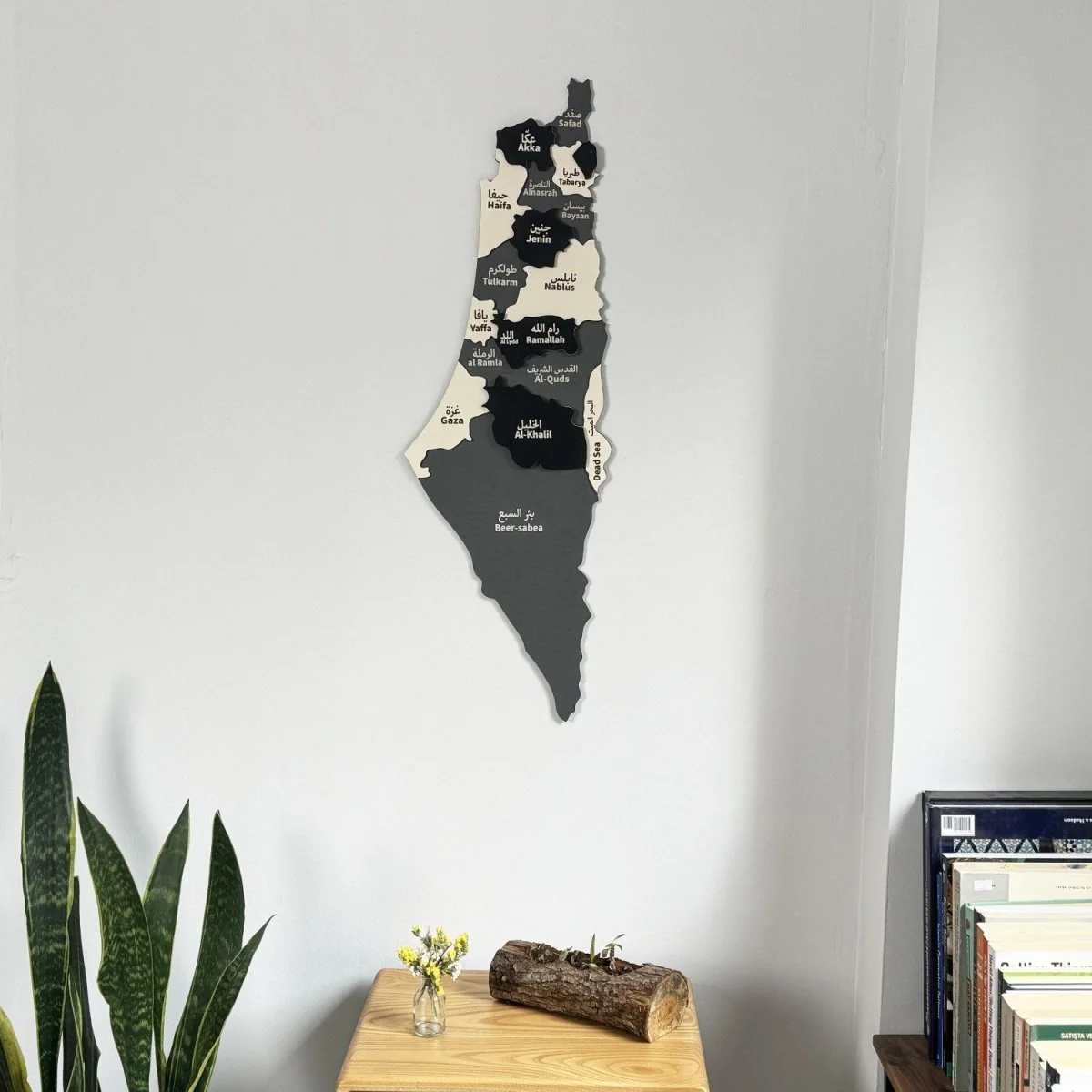 Palestine Map Wall Art, Wood Wall Decor, Gift for Palestinian Friend - Image 7