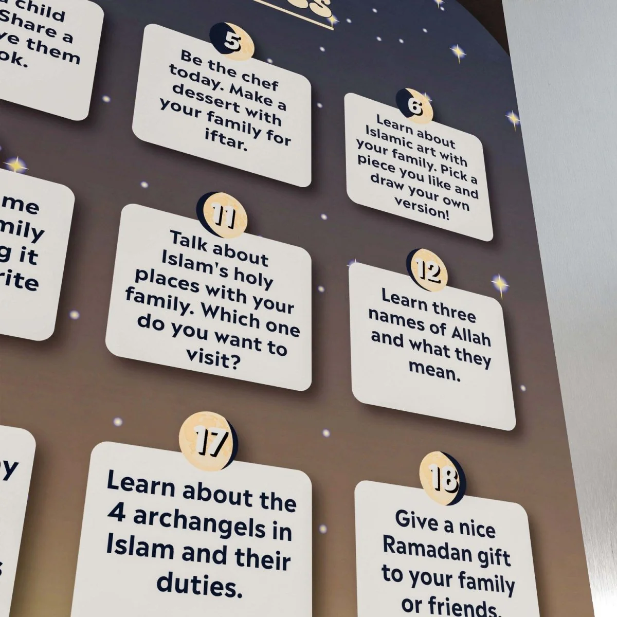 Personalized Ramadan Calendar for Goodness – Acrylic Islamic Wall Art Decor - Image 8