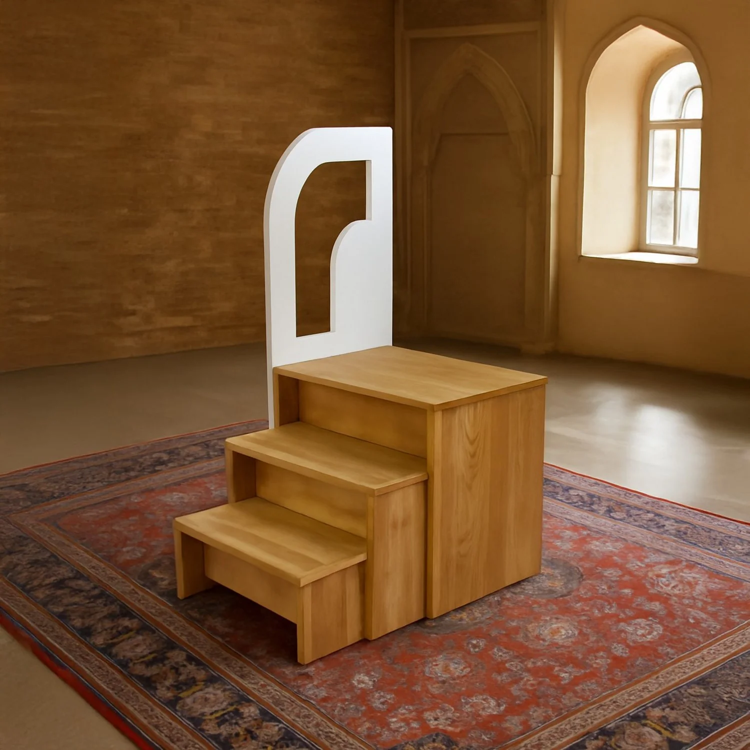 Modular Islamic Minbar - Portable Muslim Decor for Small Prayer Spaces - Image 6