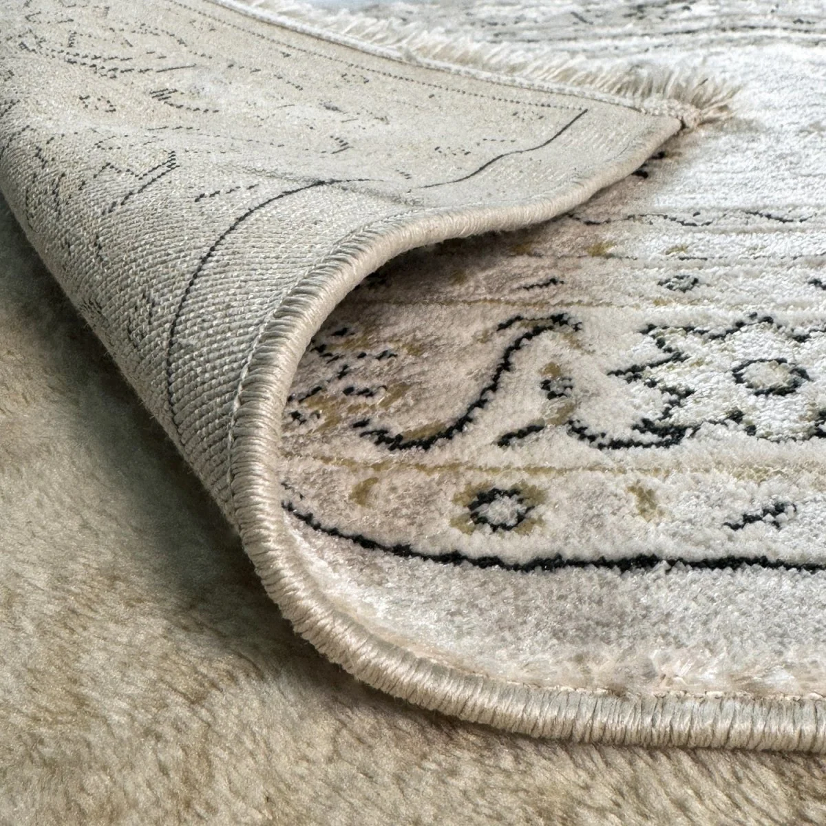 Prayer Rug - Muslim Gift (Cream) - Image 5