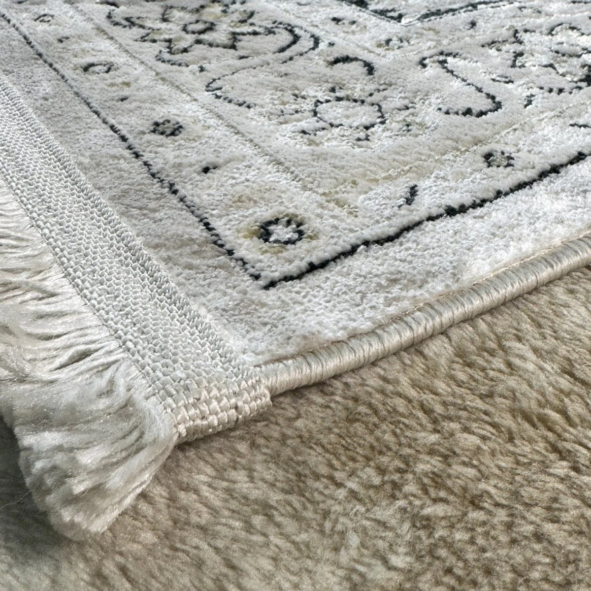 Prayer Rug - Muslim Gift (Cream) - Image 9