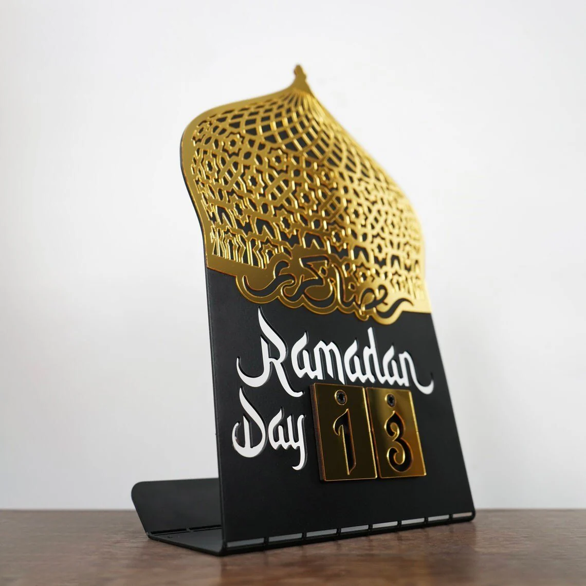 Ramadan Calendar | Acrylic Metal Islamic Table Decor - Islamic Gift - Image 17