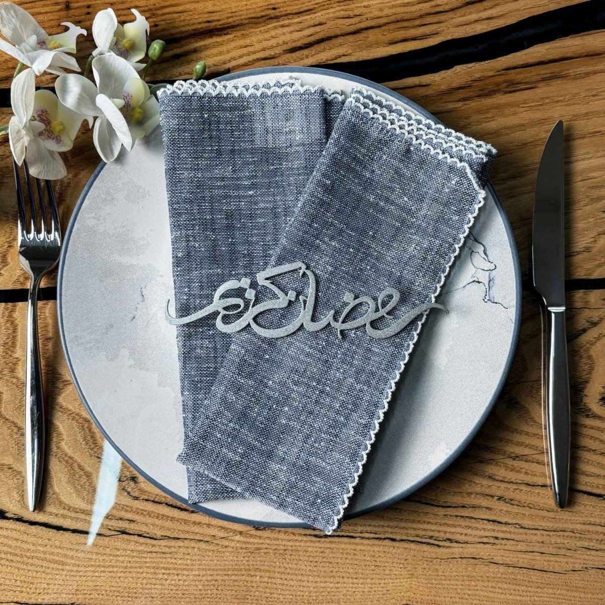 Ramadan Kareem Metal Napkin Ornament Iftar & Eid Table Setting Decor - Image 16