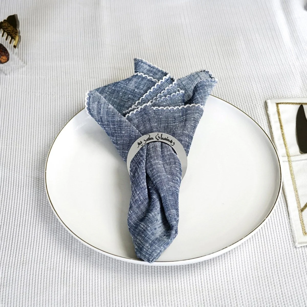 Islamic Napkin Holder - Ramadan Kareem | Circular Arabic Calligraphy - Muslim Table Decor - Image 10