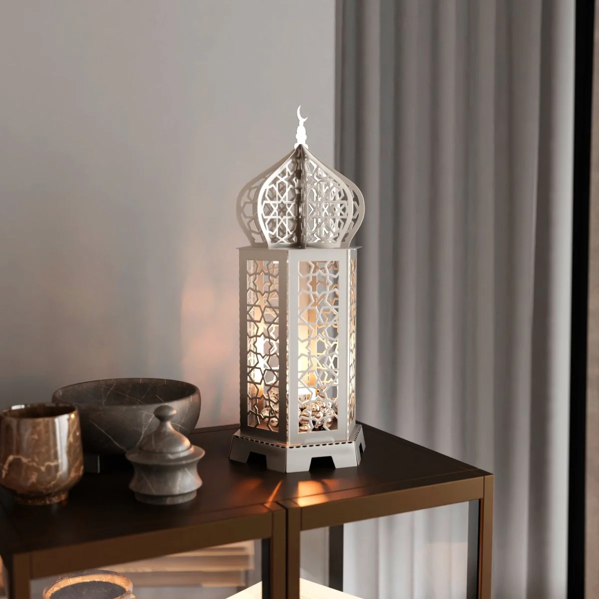 Ramadan Lantern Metal Islamic Wall Art Home Decor - Image 8